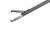 1404-881TR - LARYNGOSCOPIC GRASPING FORCEPS W/RATCHET VERTICAL JAW W/1X2T 4.5mm CURVED SHAFT 30" FS