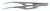 14-1845 - HARMS COLIBRI TISSUE FORCEPS W/TYING PLATFORM DELICATE 0.12mm TIP 1x2 TEETH