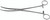 142-150 - PEAN INTESTINAL CLAMP FORCEPS LONGITUDINAL SERRATED CURVED TIP 10"