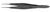 14-2810 - CASTROVIEJO SUTURE FORCEPS W/TYING PLATFORM 0.3mm TIP 1 x 2 TEETH