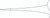 14-5540 - TENNANT FORCEPS W/LONG TYING PLATFORM ERGONOMIC HANDLE SMOOTH DELICATE STRAIGHT 6mm TIP 4 1/2"