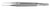 14-5548 - O'GAWA FORCEPS W/TYING PLATFORM ROUND HANDLE CURVED TIP STAINLESS STEEL 4 1/4"