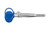 14-9898 - DESMARRES CHALAZION CLAMP FORCEPS LOWER 28mm INNER DIAMETER TIP BLUE ELECTRO COATED FS