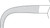 150-349 - JACOBSON GEMINI MIXTER FORCEPS RIGHT ANGLE FULL CURVED TIP 5 1/2"