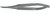 15-1410 - CASTROVIEJO NEEDLE HOLDER W/O LOCK FLAT WIDE HANDLE DELICATE CONICAL CURVED TIP 5 1/2"