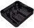 18-3564 - UNIVERSAL KLICK SONTEC-KERRISON SET TRAY 10" X 9 1/2" X 2" ALUMINUM BLACK & RED