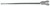 197-703 - GROOVED DIRECTOR W/TONGUE TIE & PROBE TIP STAINLESS STEEL 6"