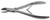 199-274 - NAIL SPLITTER FORCEPS DOUBLE SPRINGS STRAIGHT TIP STAINLESS STEEL 6"