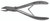 199-279 - NAIL SPLITTER FORCEPS DOUBLE SPRINGS TAPERED STRAIGHT TIP STAINLESS STEEL 6"