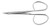 199-517 - SONTEC STITCH SCISSORS CLASSIC RIB HANDLE SHARP NEEDLE POINT CURVED BLADES 4"