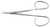199-520 - SONTEC STITCH SCISSORS CLASSIC RIB HANDLE SHARP NEEDLE POINT CURVED BLADES 4 1/2"