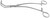 2100-782 - DEBAKEY SATINSKY CLAMP DOUBLE ANGLE ATRAUMATIC JAW CURVED SHANKS 9 1/2" FS