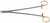 2300-726Q - MAYO HEGAR NEEDLE HOLDER TC SERRATED STREAMLINED 10 1/4" FS QUANTUM
