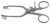 230-479 - SCHUHKNECHT RETRACTOR SHARP 3X3 5 1/8"