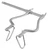 230-542 - GOSSET RETRACTOR 7 1/2" SPREAD 2 1/2" x 1"