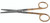 2400-191 - MAYO STILLE SCISSORS ROUND BLADES POWER CUT GOLD STRAIGHT 5 1/2"