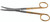 2400-197 - MAYO STILLE SCISSORS ROUND BLADES POWER CUT GOLD CURVED 6 3/4"