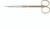 2400-327 - REYNOLDS TENOTOMY SCISSORS POWER-CUT-GOLD CURVED 6 1/4"