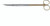 2400-333 - JAMESON TENOTOMY SCISSORS POWER-CUT-GOLD CURVED 9"
