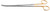 2400-385 - RAGNELL SCISSORS FLAT TIP POWER CUT CURVED 10 1/4"