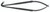 2400-680C - JACOBSON MICRO SCISSORS BLACK CERAMITEC FLAT HANDLE 14mm BLADES 125° G-NECK 7"