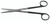 2400-703 - MAYO SCISSORS ROUND BLADES POWER-CUT-BLACK STRAIGHT 7 1/2" FS