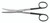 2400-707 - MAYO SCISSORS BEVELED BLADES POWER-CUT-BLACK CURVED 6"