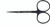 2400-710 - IRIS SCISSORS POWER-CUT-BLACK SHARP STRAIGHT 4"