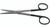 2400-719C - MAYO SCISSORS BEVELED BLADES POWER-CUT-BLACK STRAIGHT 5 3/4"