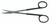 2400-739 - BLACK JOSEPH PECK SCISSORS PC CURVED 6"