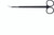 2400-740A - DIETHRICH-REUL SCISSORS LONG THIN MICRO BLADES POWER CUT BLACK 25° ANGLE 7"