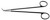 2400-744A - DIETHRICH-REUL SCISSORS LONG THIN BLADES POWER-CUT-BLACK 60° ANGLE 7"