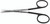 2400-757 - JABALEY SCISSORS SPREAD HANDLE POWER-CUT-BLACK STRAIGHT 5"