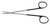 2400-792 - DEBAKEY METZENBAUM SCISSORS SHORT DELICATE BLADES POWER-CUT-BLACK CURVED 6"