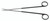 2400-8719 - LILLEHEI POTTS SCISSORS POWER CUT BLACK CURVED SHARP 9"