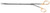 2405-912 - VATS METZENBAUM SLIDER SCISSORS 5mm SHAFT POWER-CUT CURVED 12.5" 31.8cm