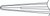 2600-430 - TITANIUM TYING FORCEPS ROUND HANDLE TC DUST STRAIGHT 0.5mm 6" COUNTER WEIGHT W/ PIN