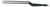 2700-830NS - BLACK BIPOLAR BAYONET FORCEPS NON-STICK 1.0mm TIP 8 1/2"