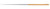 2800-451 - HEARTLINE NERVE VESSEL HOOK 3mm x 1.5mm DIAMETER BALL TIP 10" (25.5cm)