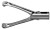 2901-233S - BABCOCK GRASPING FORCEPS FENESTRATED DOUBLE ACTION JAWS Ø5mm TUBE SHAFT 20mm JAW LENGTH 330mm