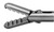 2901-238S - EXTRACTING FORCEPS W/ROW OF RETROGRADE TEETH DOUBLE ACTION JAWS Ø5mm TUBE SHAFT 13.5mm JAW LENGTH 330mm
