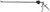 2901-281 - LAPAROSCOPIC BULLDOG CLAMP FORCEPS Ø10mm TUBE SHAFT 380mm