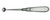 320-718 - BRUNS CURETTE ROUND CUP STRAIGHT 6 3/4" SIZE  6