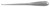 320-833 - BRUNS CURETTE OVAL CUP STRAIGHT 9" SIZE 1