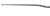 320-886C - MICRO AXIAL CURETTE PHENOLIC HANDLE STRAIGHT 9.5" SIZE  4/0