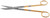 350-864 - MARTIN CARTILAGE SCISSORS POWER-CUT-GOLD SERRATED CURVED 8"