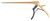 404-400BG - SONTEC-KERRISON RONGEUR BLACK/GOLD CERAMITEC 40° FORWARD-UP 1 MM ULTRA-THIN-FOOTPLATE 8" FS