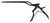 404-4033B - KERRISON BAYONET RONGEUR BLACK CERAMITEC W/O EJECT PIN 40° FORWARD UP 3mm 8"