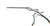 404-405 - SONTEC-KERRISON BAYONET RONGEUR W/EJECTOR PIN 40° FORWARD-UP 3 MM ULTRA-THIN-FOOTPLATE 8"