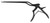 404-409B - SONTEC-KERRISON BAYONET RONGEUR BLACK CERAMITEC W/O EJECTOR PIN 40° FORWARD-UP 2 MM ULTRA-THIN-FOOTPLATE 8"
